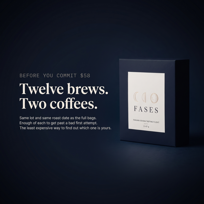Fases, Panama Geisha Tasting Flight