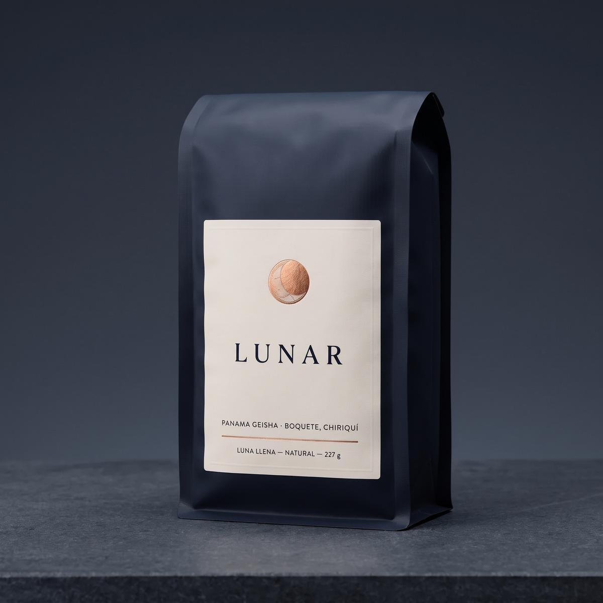 Luna Llena Panama Geisha Natural, Whole Bean 8 oz